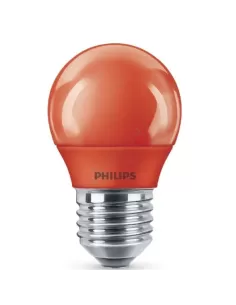 Philips ledolirosnb1 bombilla decolorada 1w e14 230-240v rojo oliva